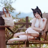 半半子 BANBANKO《碧蓝航线 爱宕泳装》写真图集 27P｜在线预览与图包下载