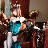半半子 BANBANKO《碧蓝航线·天城 玉座落鸾》写真图集 62P+10V｜在线预览与图包下载