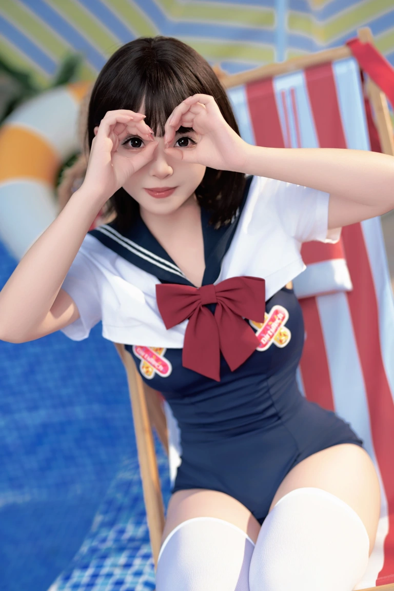 Bangni邦尼《反差JK泳装》写真图集 97P+7V｜在线预览与图包下载