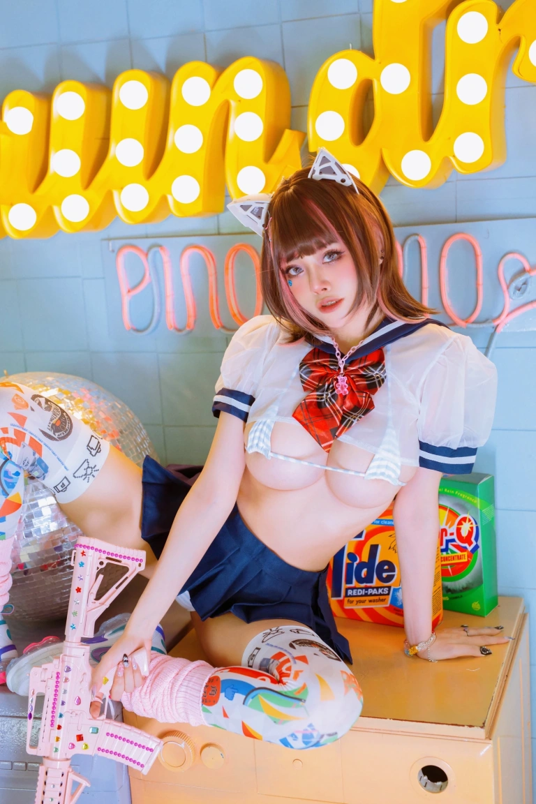 Byoru《Byoru JK Neko HD》写真图集 52P+7V｜在线预览与图包下载