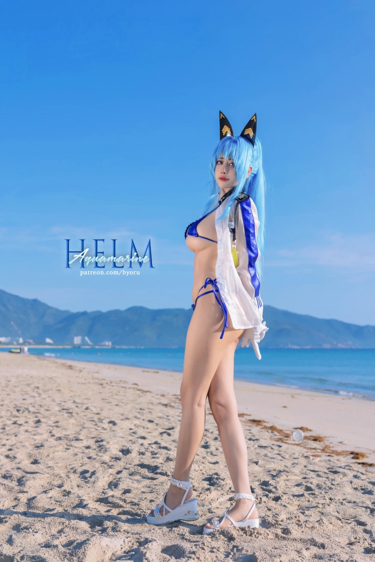 Byoru《Helm Aquamarine》写真图集 33P｜在线预览与图包下载