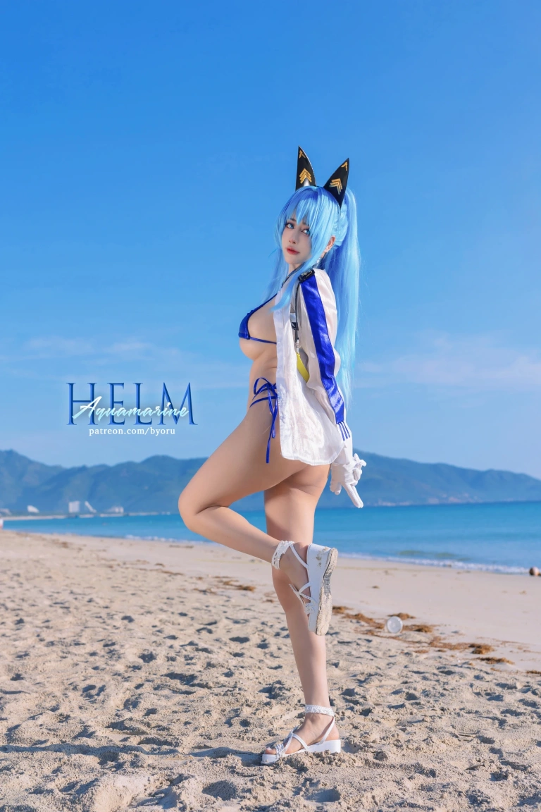 Byoru《Helm Aquamarine》写真图集 33P｜在线预览与图包下载