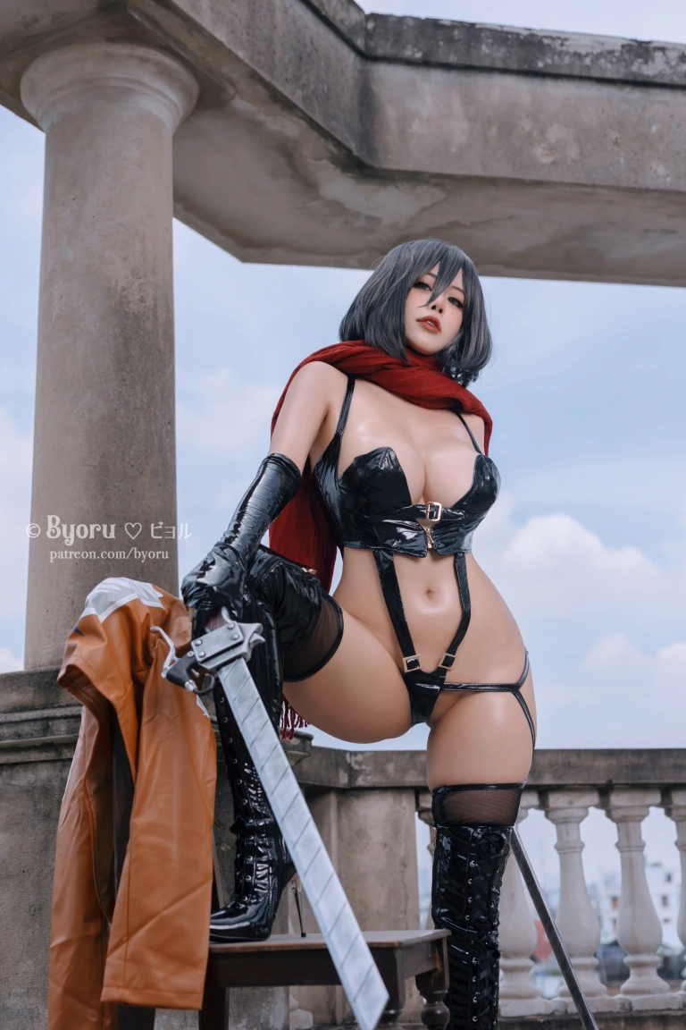 Byoru《Mikasa Ackerman（Attack on Titan）Full Set》写真图集 41P+5V｜在线预览与图包下载