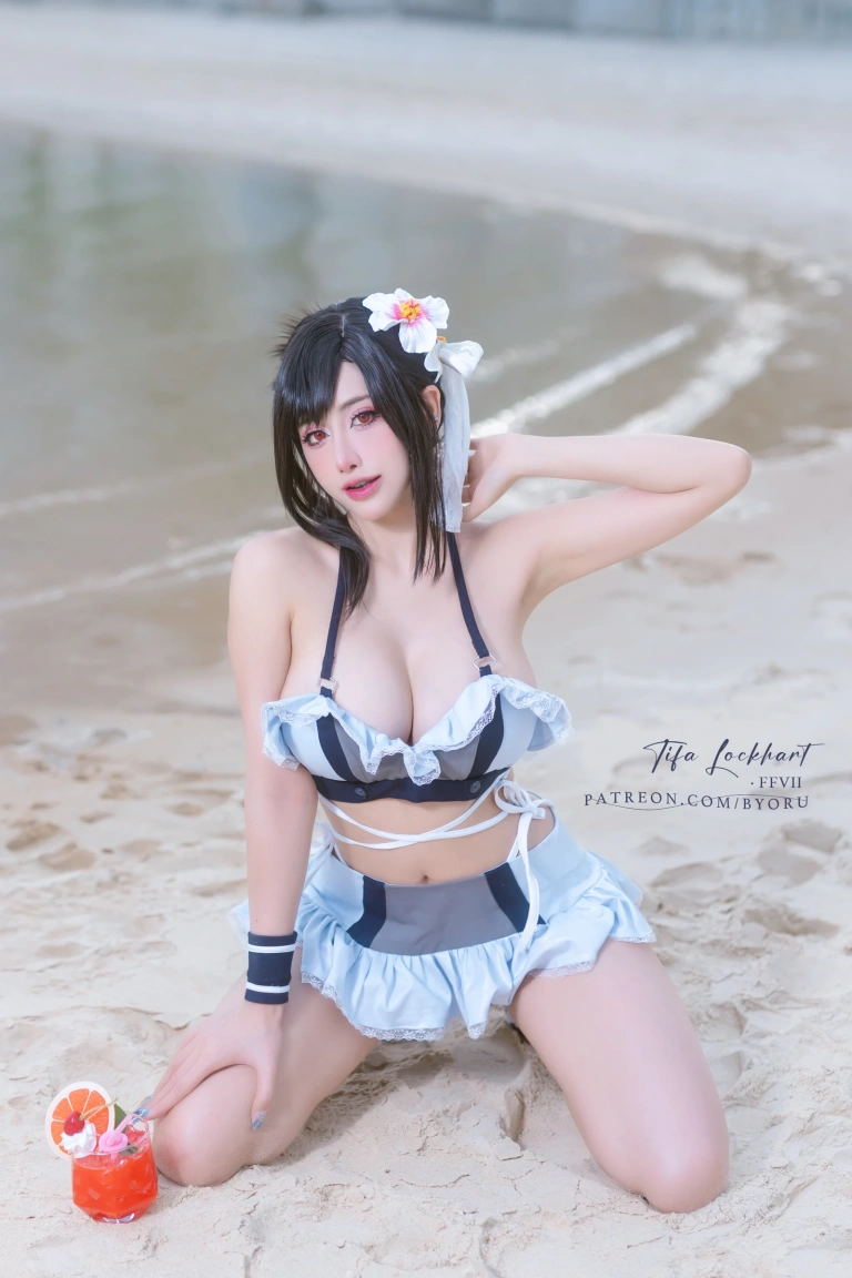 Byoru《Tifa FF7r bikini》写真图集 65P+15V｜在线预览与图包下载
