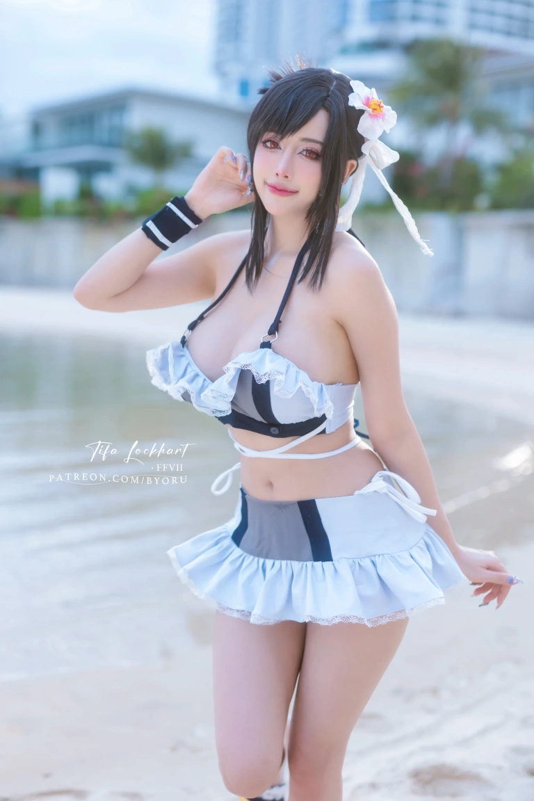 Byoru《Tifa FF7r bikini》写真图集 65P+15V｜在线预览与图包下载