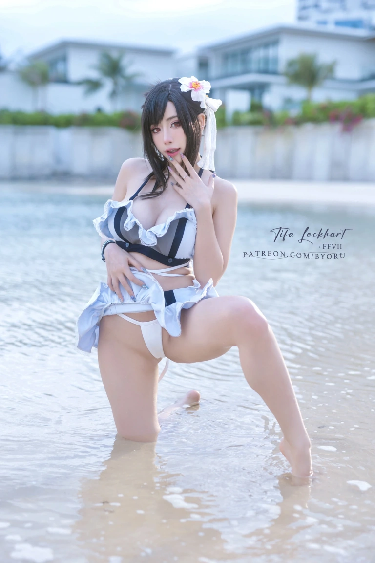 Byoru《Tifa FF7r bikini》写真图集 65P+15V｜在线预览与图包下载