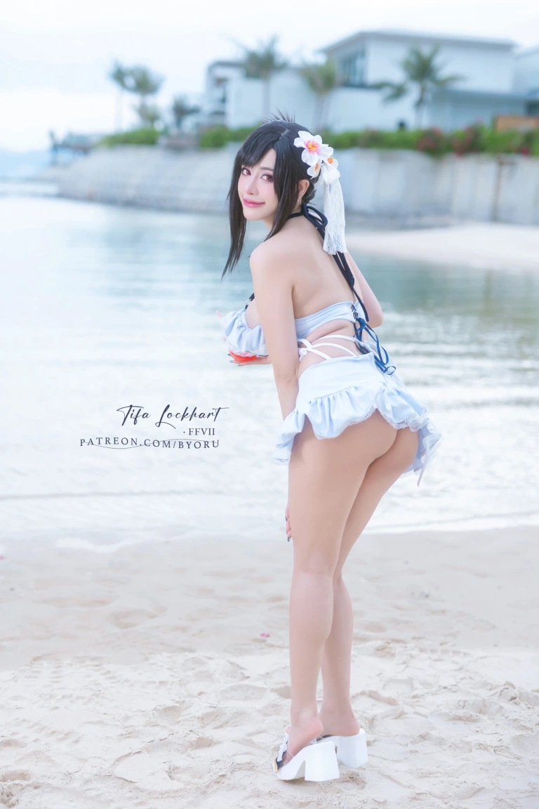 Byoru《Tifa FF7r bikini》写真图集 65P+15V｜在线预览与图包下载