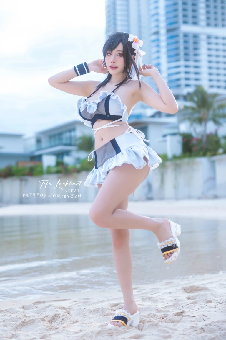 Byoru《Tifa FF7r bikini》写真图集 65P+15V｜在线预览与图包下载