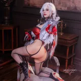 Byoru《Arlecchino Dress 原神 阿蕾奇诺》写真图集 94P+22V｜在线预览与图包下载