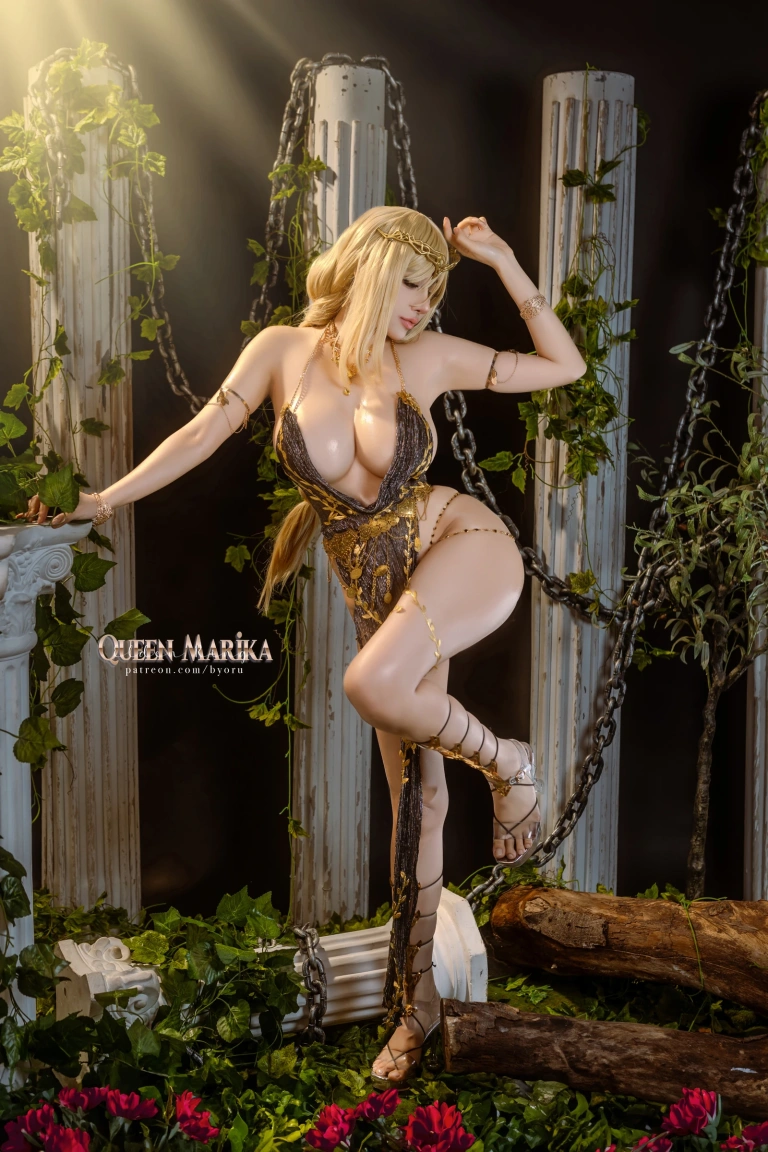 Byoru《Queen Marika 玛丽卡女王（艾尔登法环）》写真图集 61P+17V｜在线预览与图包下载