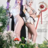 Byoru《Fern and Frieren Sousou no Frieren（& Hana Bunny）》写真图集 24P｜在线预览与图包下载