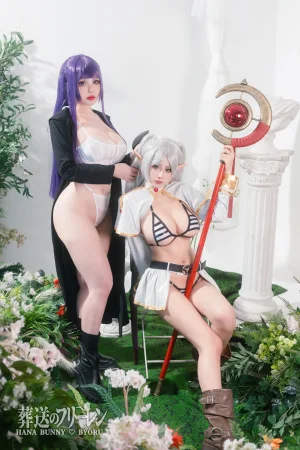Byoru《Fern and Frieren Sousou no Frieren（& Hana Bunny）》写真图集 24P｜在线预览与图包下载