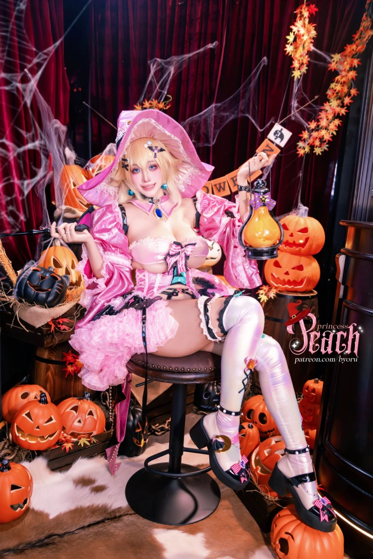 Byoru《Peach Princess Witch》写真图集 57P+24V｜在线预览与图包下载