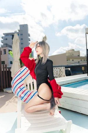 切切celia《明日方舟 红》写真图集 28P+1V｜在线预览与图包下载