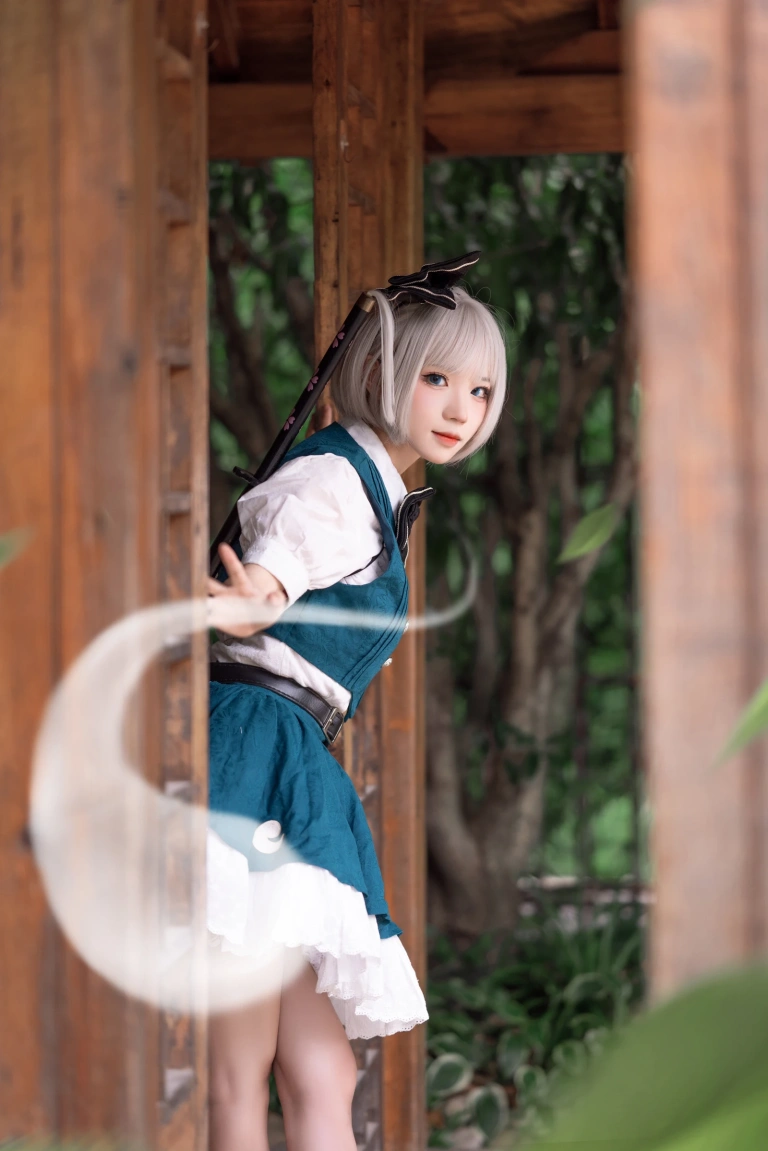 花柒Hana《魂魄妖梦cos夏版》写真图集 15P｜在线预览与图包下载
