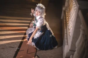 花柒Hana《星雨咲夜女仆》写真图集 9P｜在线预览与图包下载