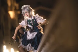 花柒Hana《星雨咲夜女仆》写真图集 9P｜在线预览与图包下载
