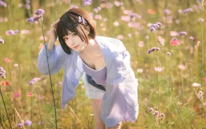 花柒Hana《马鞭草》写真图集 15P｜在线预览与图包下载