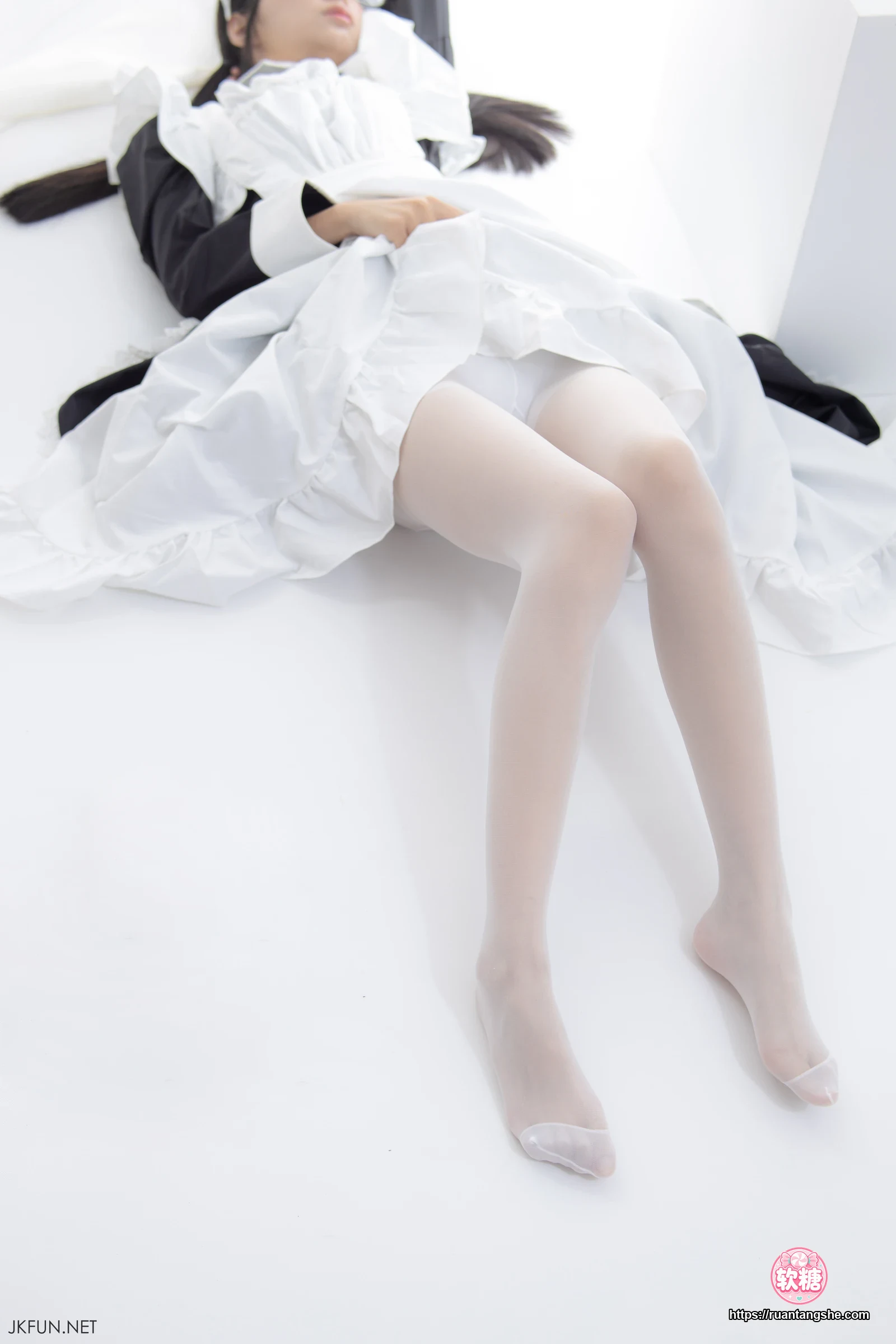 森萝财团 JKFUN-017 15D超薄白丝 小梓