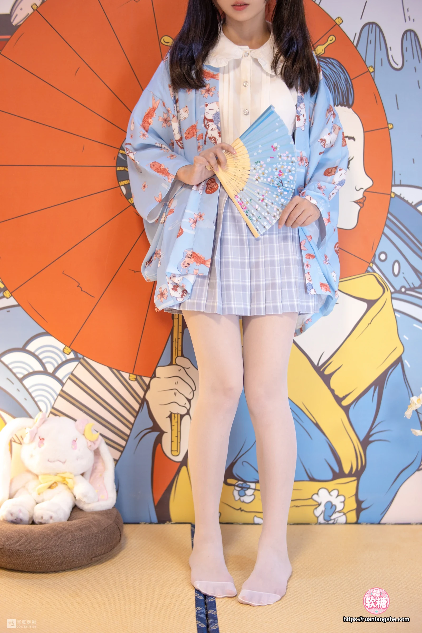 森萝财团 JKFUN-027 《花里胡哨的民宿》 15D白丝 默陌
