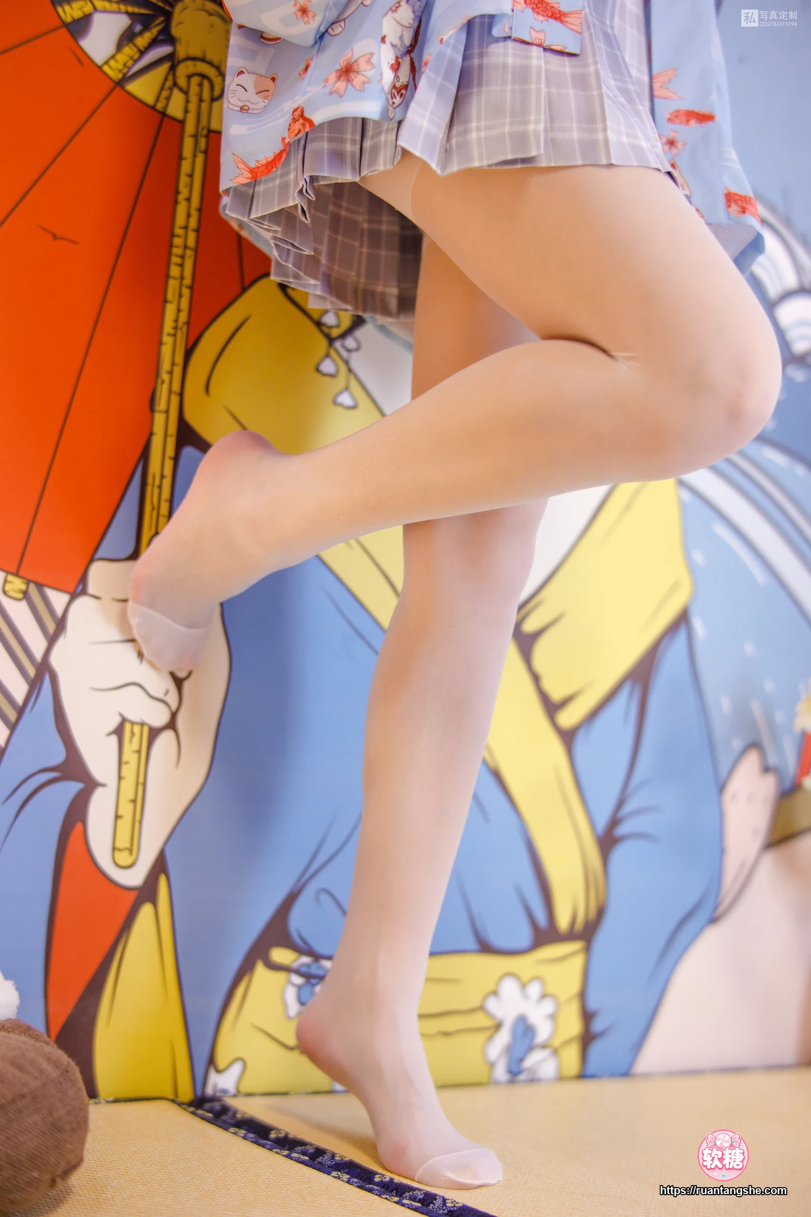 森萝财团 JKFUN-027 《花里胡哨的民宿》 15D白丝 默陌