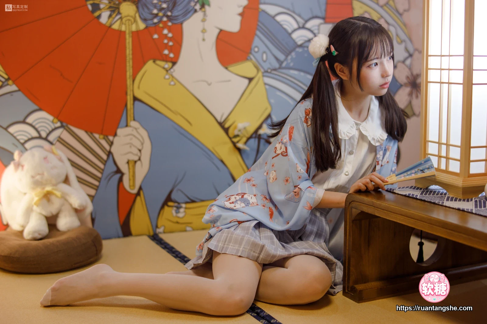 森萝财团 JKFUN-027 《花里胡哨的民宿》 15D白丝 默陌
