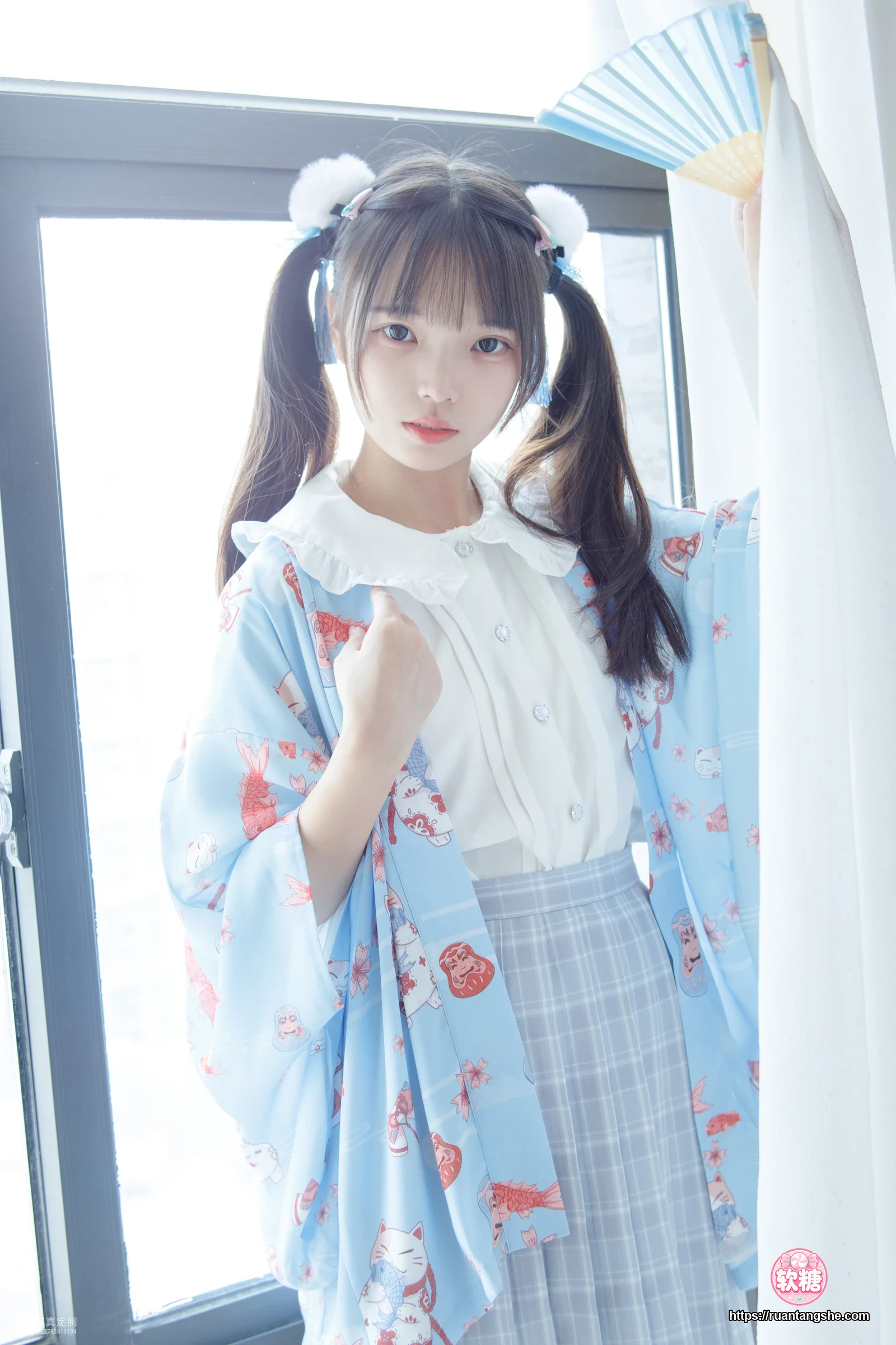 森萝财团 JKFUN-027 《花里胡哨的民宿》 15D白丝 默陌