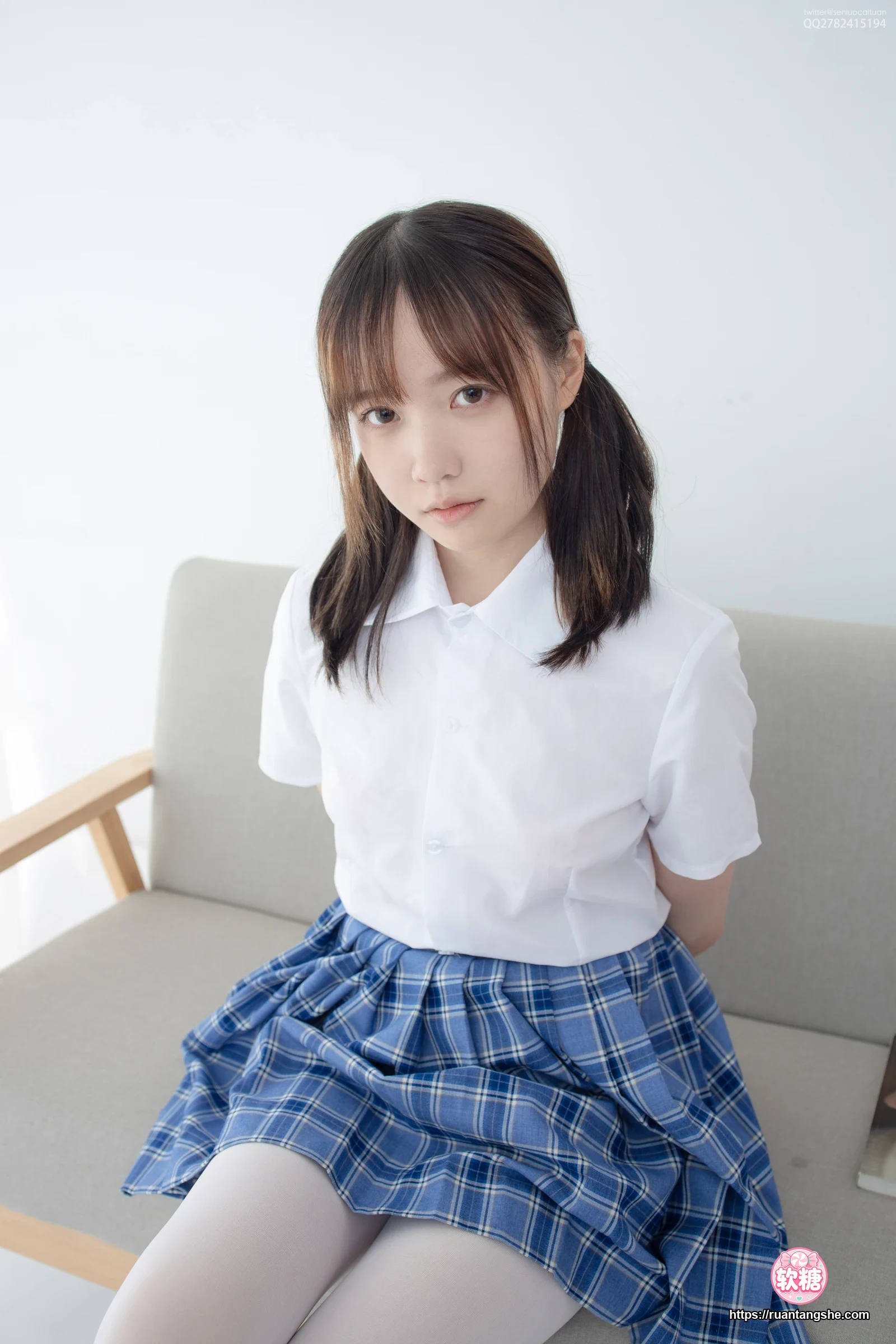 森萝财团 JKFUN-045 《百圆定制1-2》 80D白丝 Aika
