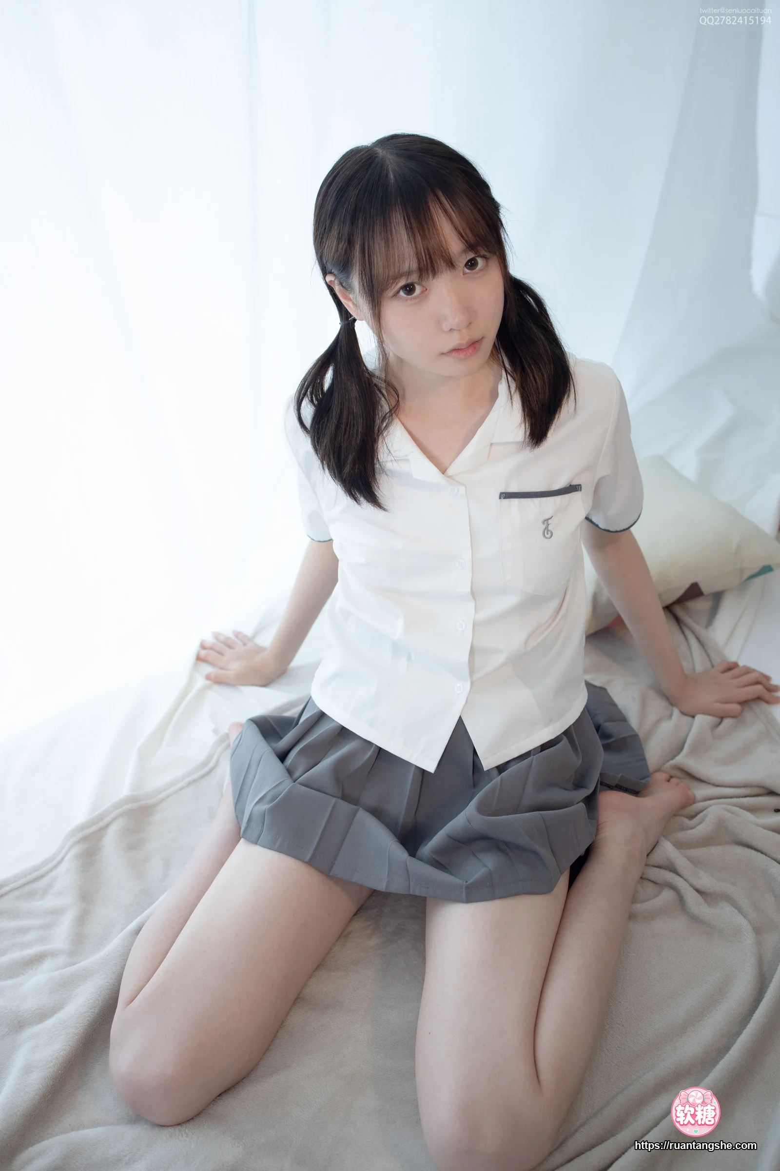 森萝财团 JKFUN-050 《百圆定制1.5-1》 JK果足 Aika