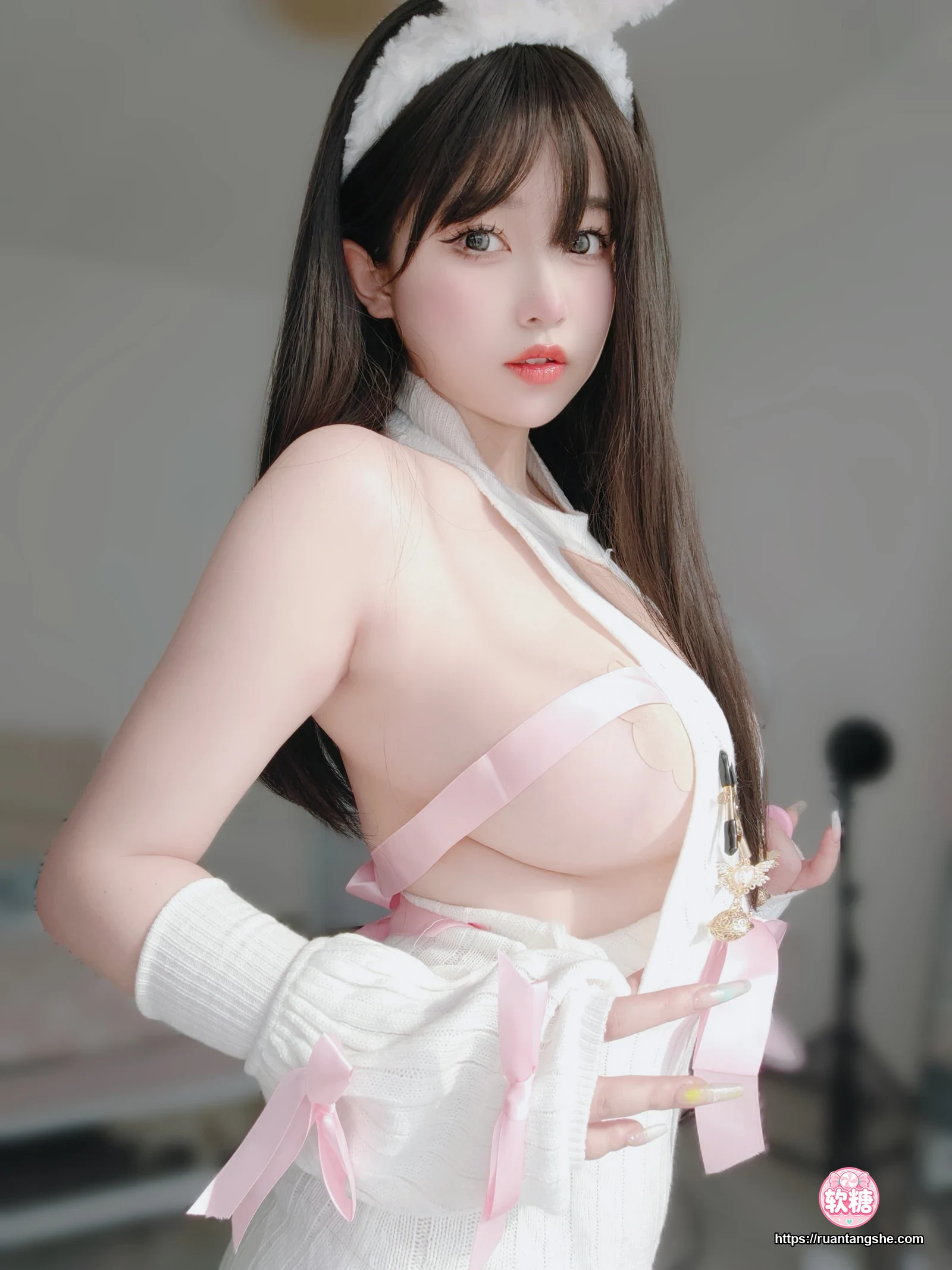 女主K 女主K NO.019 - 白丝兔女郎
