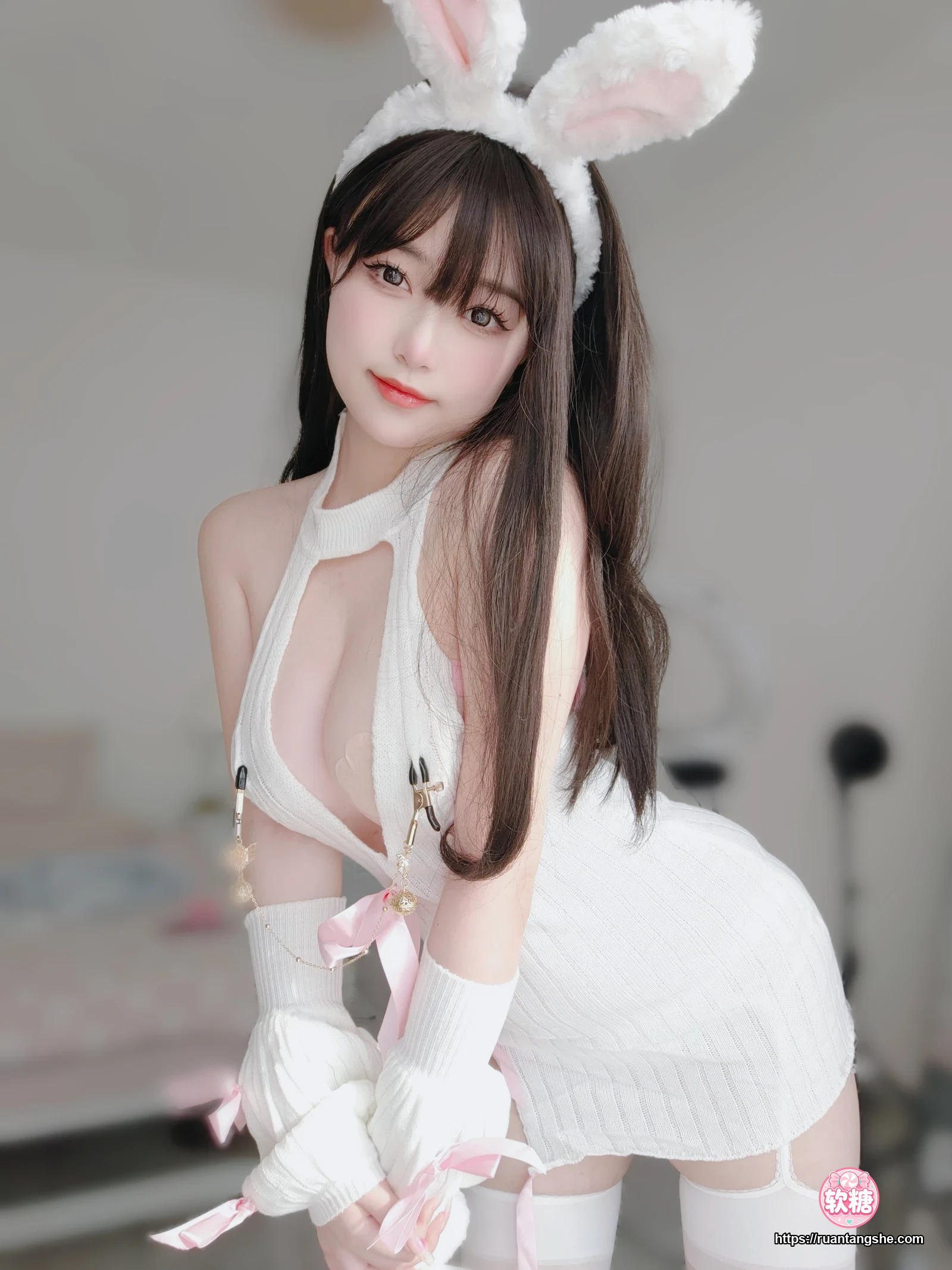 女主K 女主K NO.019 - 白丝兔女郎