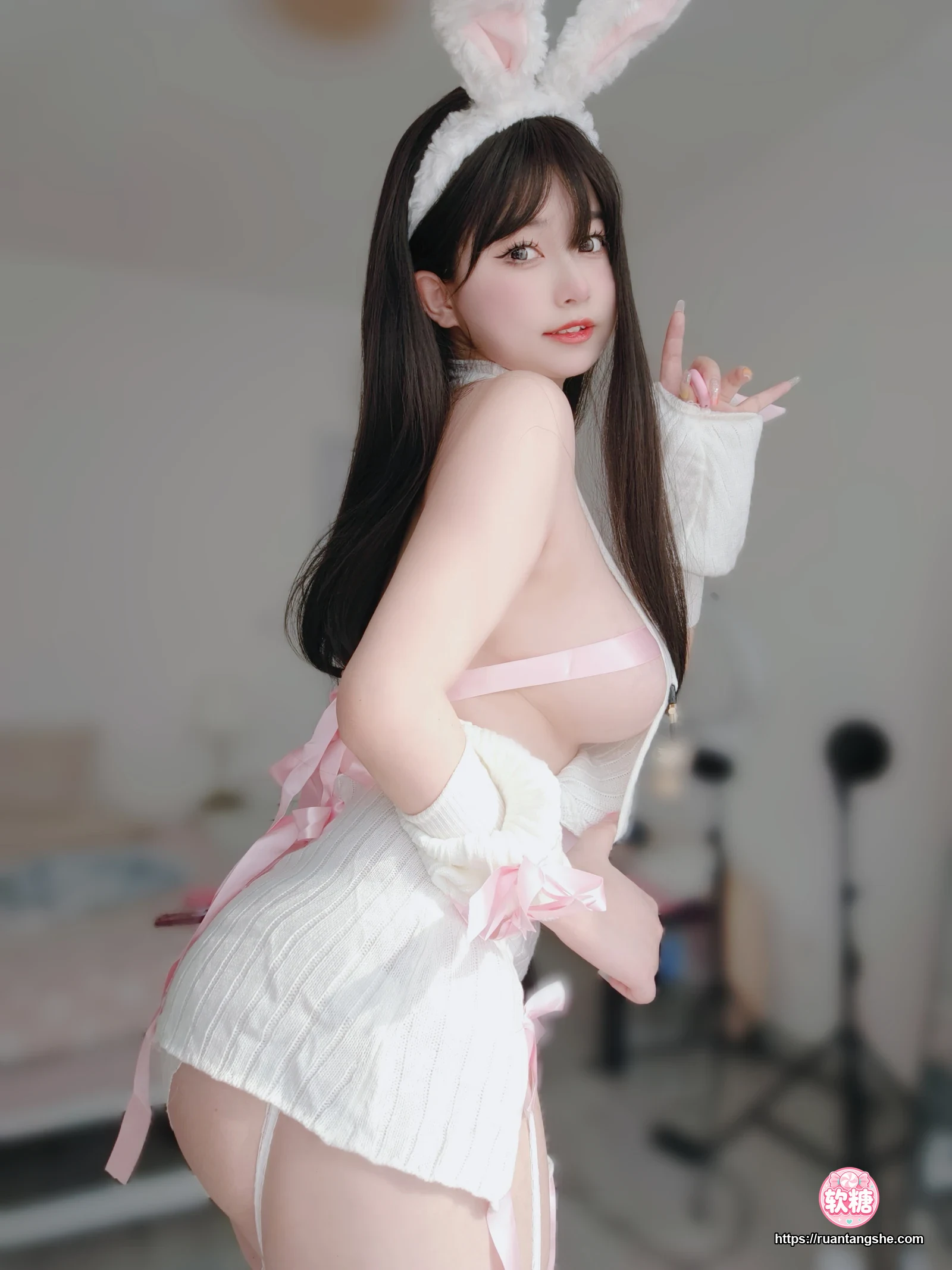 女主K 女主K NO.019 - 白丝兔女郎