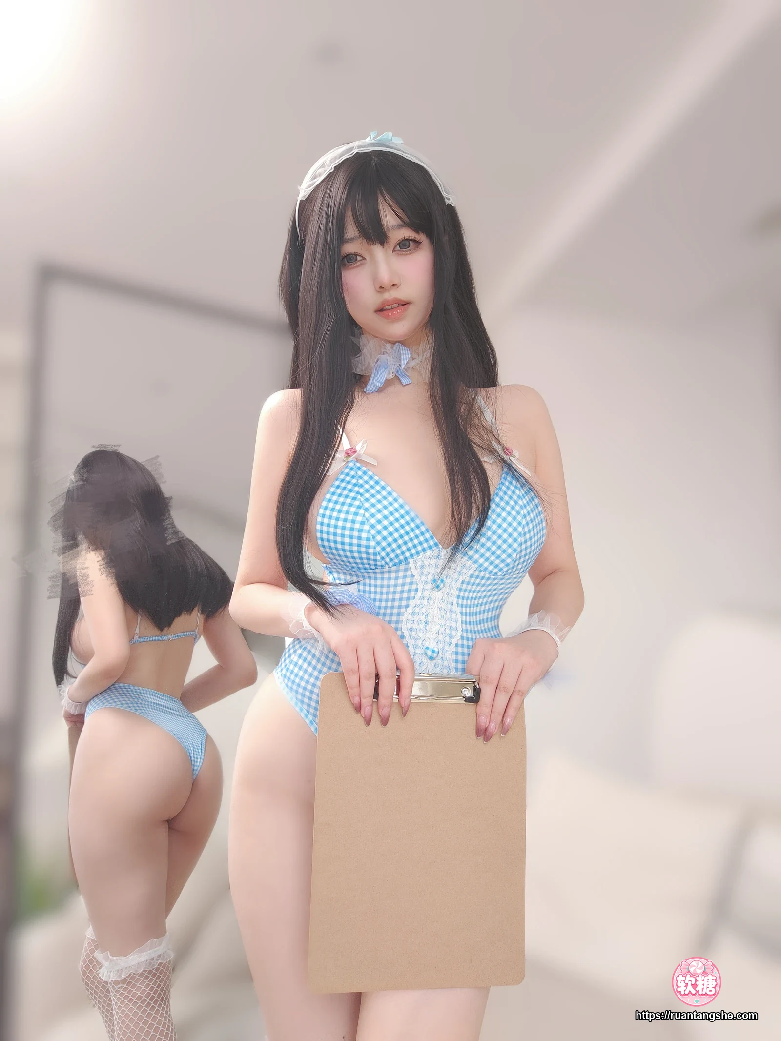 女主K 女主K NO.044 - 蓝色泳装女仆