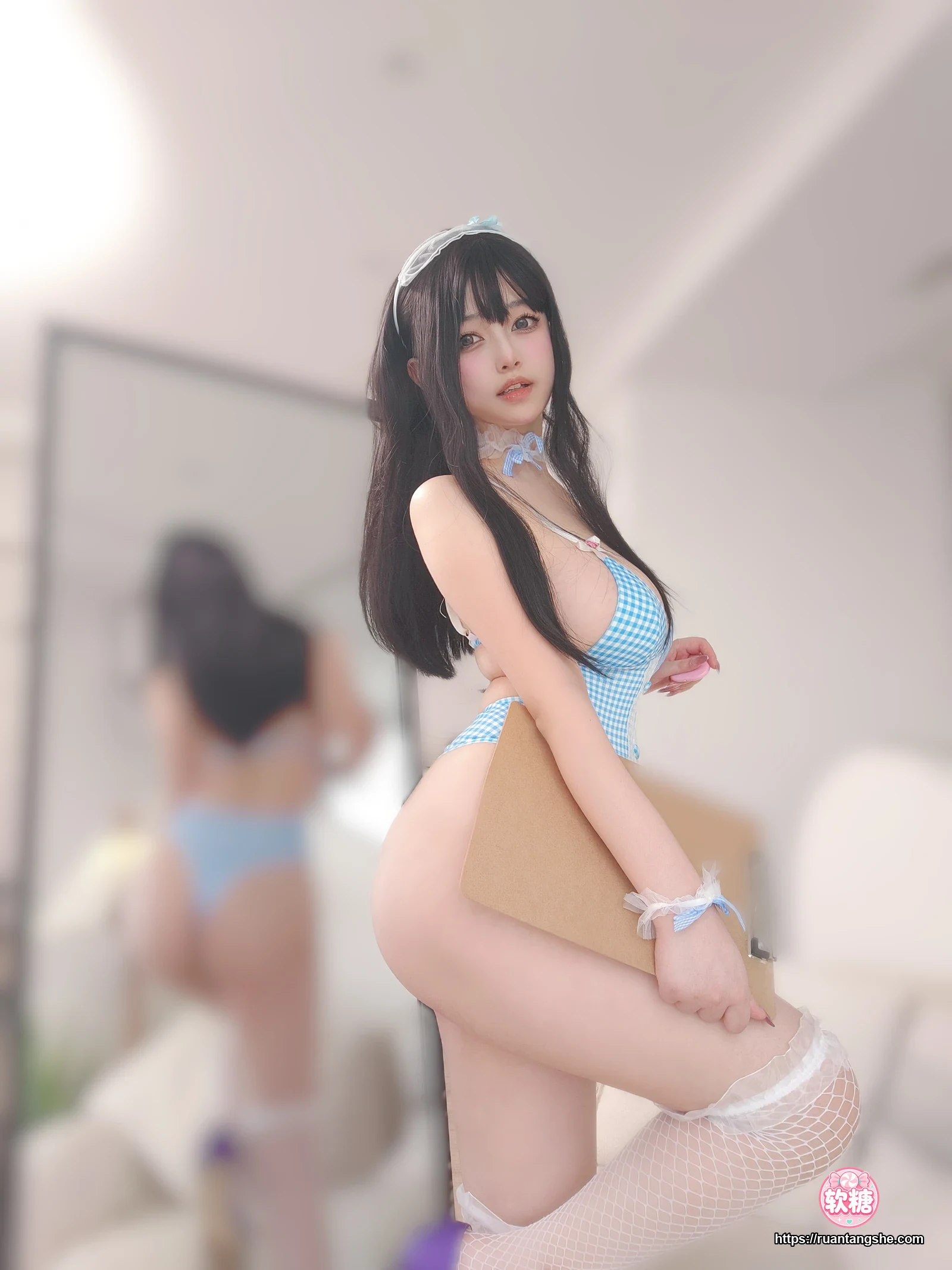 女主K 女主K NO.044 - 蓝色泳装女仆