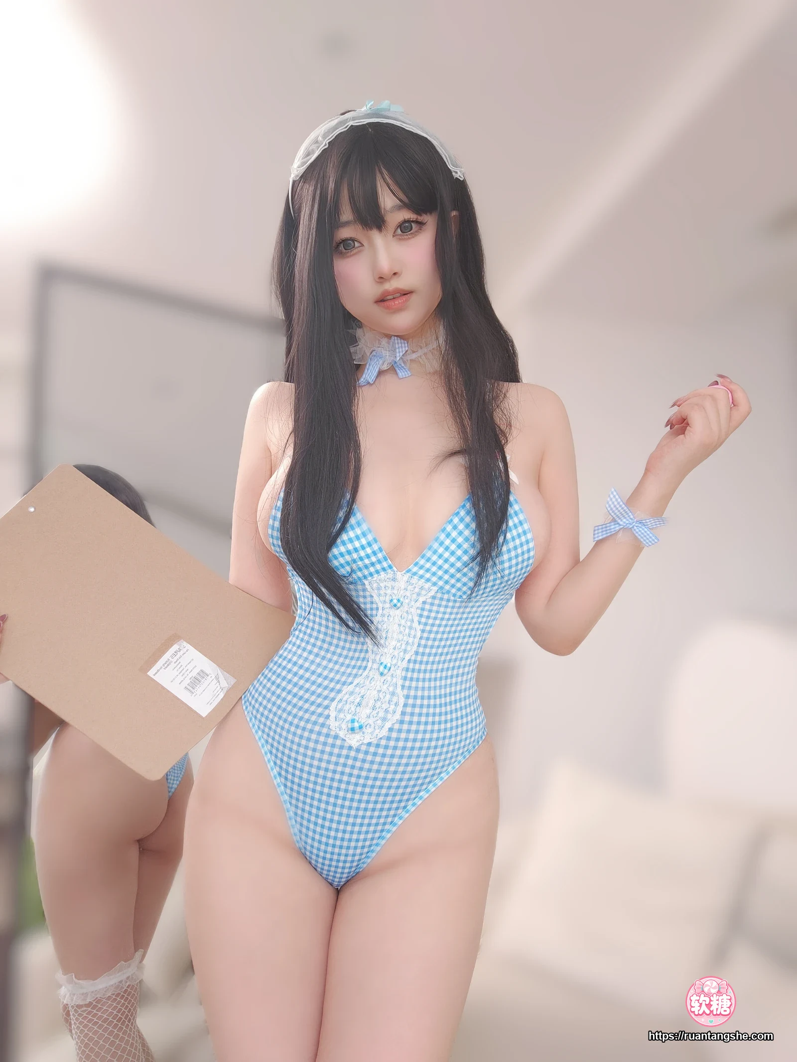 女主K 女主K NO.044 - 蓝色泳装女仆