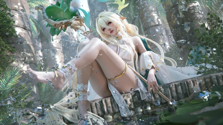 阿薰kaOri《碧蓝航线 金狮》写真图集 209P+6V｜在线预览与图包下载