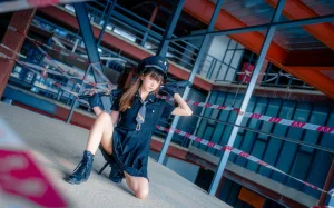 Kitaro_绮太郎《警 制服》写真图集 14P｜在线预览与图包下载