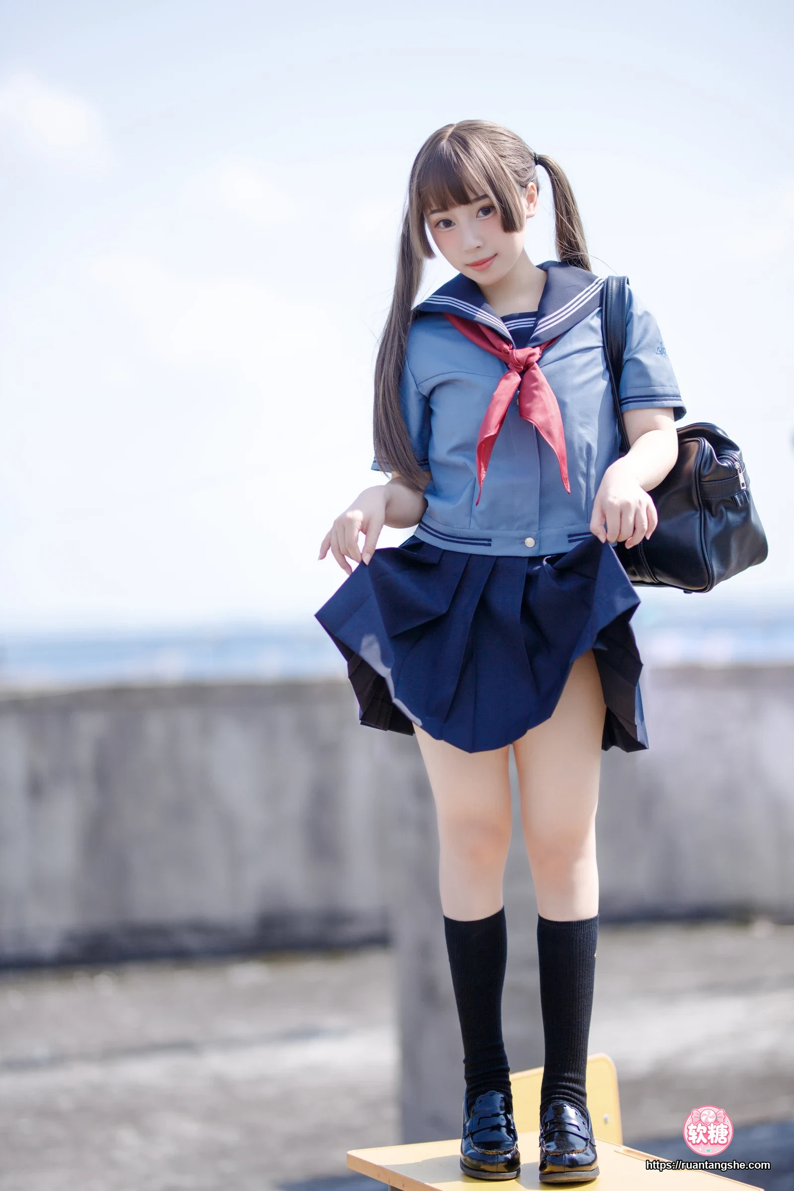胡桃Kurumi 胡桃 NO.004 - 天台的爱之告白