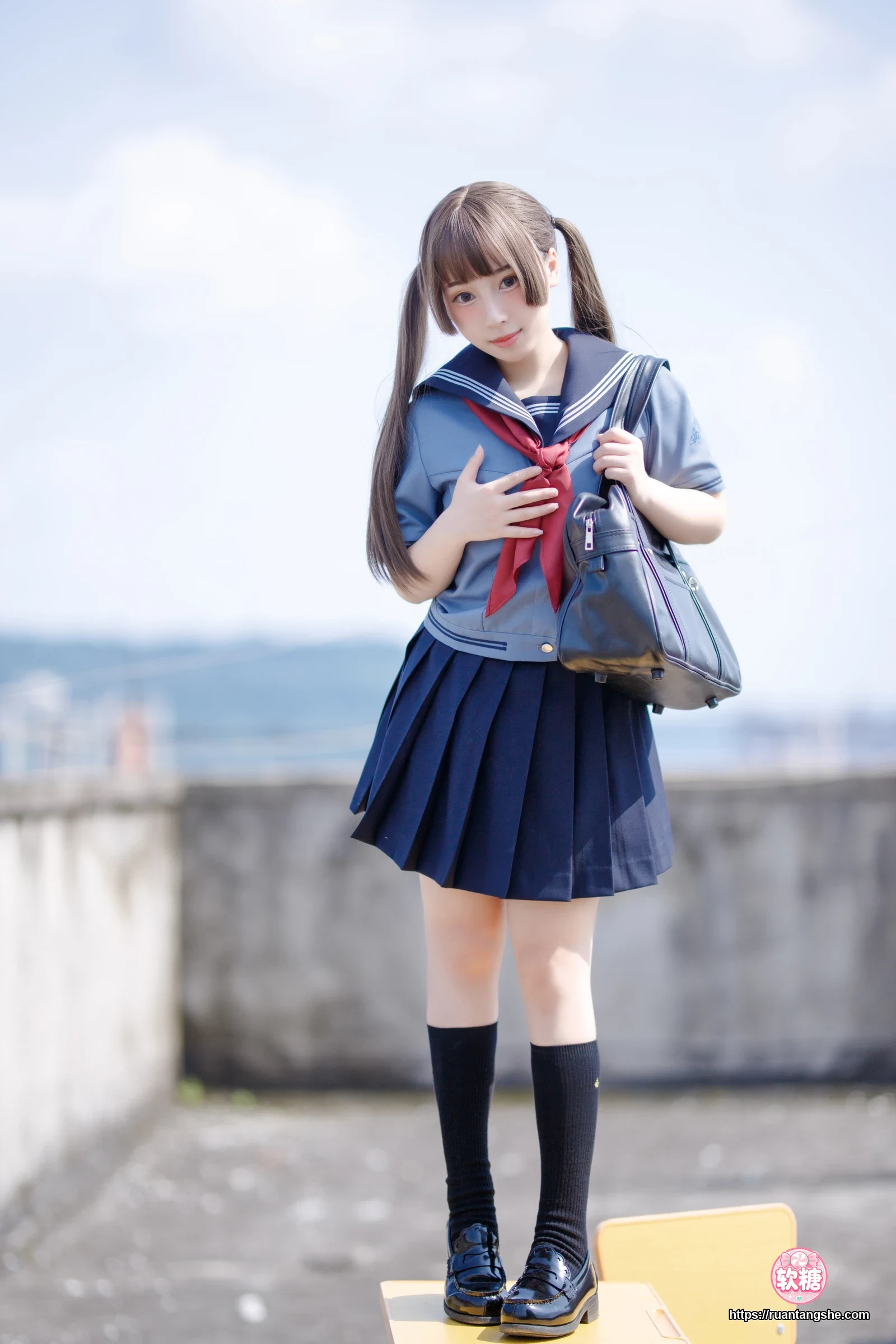 胡桃Kurumi 胡桃 NO.004 - 天台的爱之告白