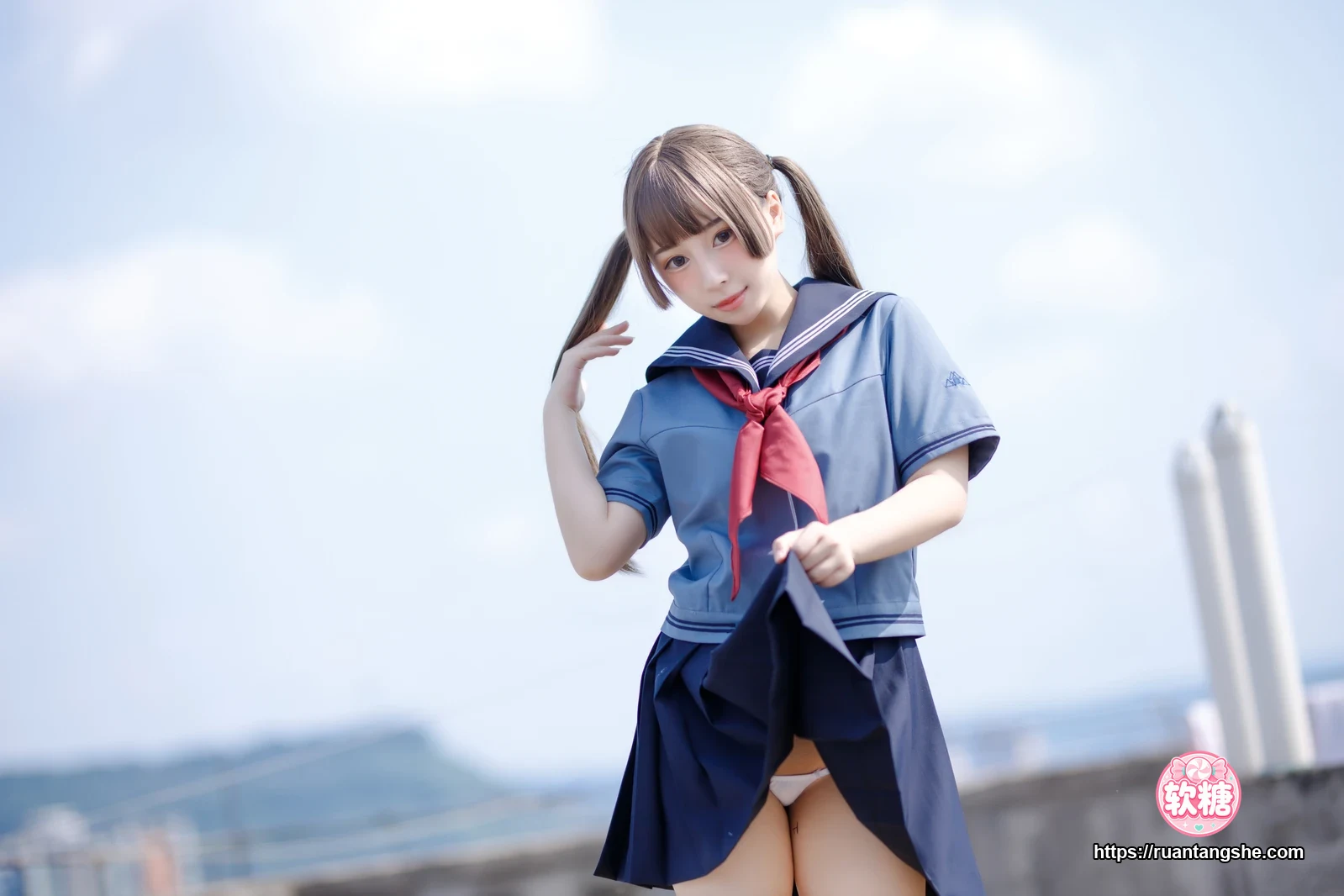 胡桃Kurumi 胡桃 NO.004 - 天台的爱之告白