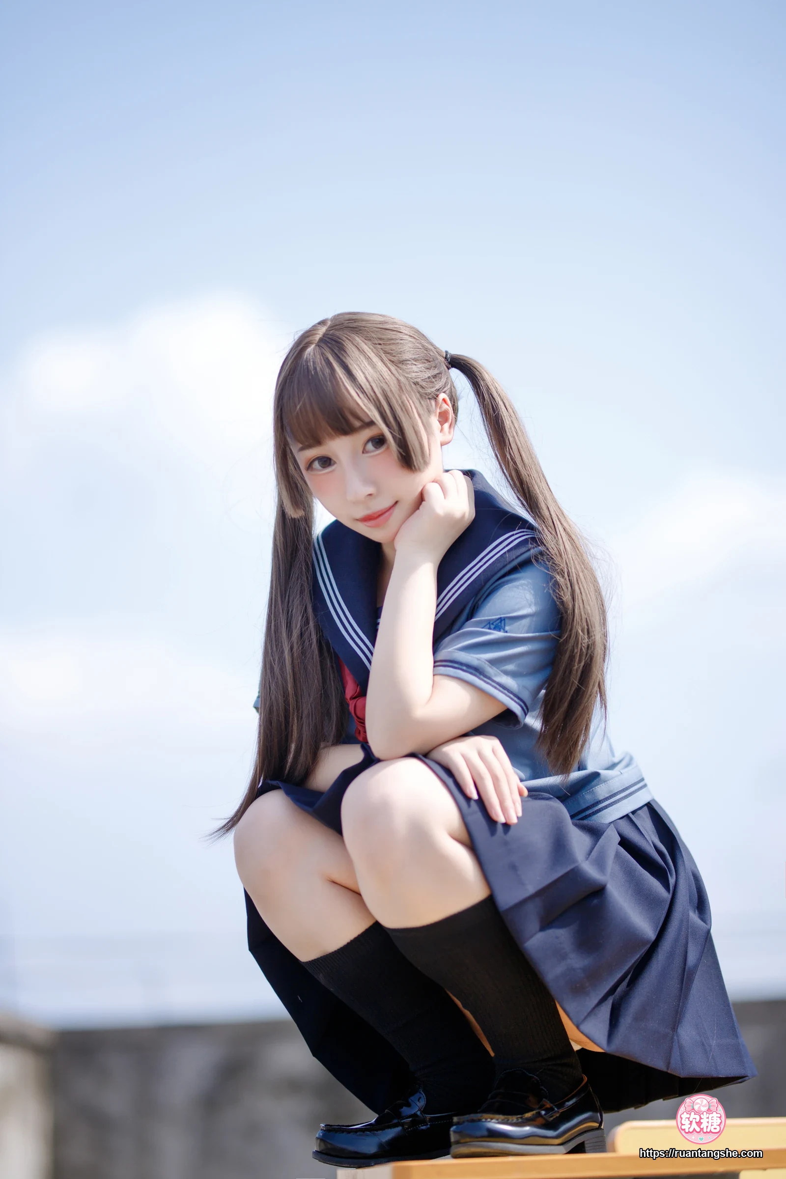 胡桃Kurumi 胡桃 NO.004 - 天台的爱之告白