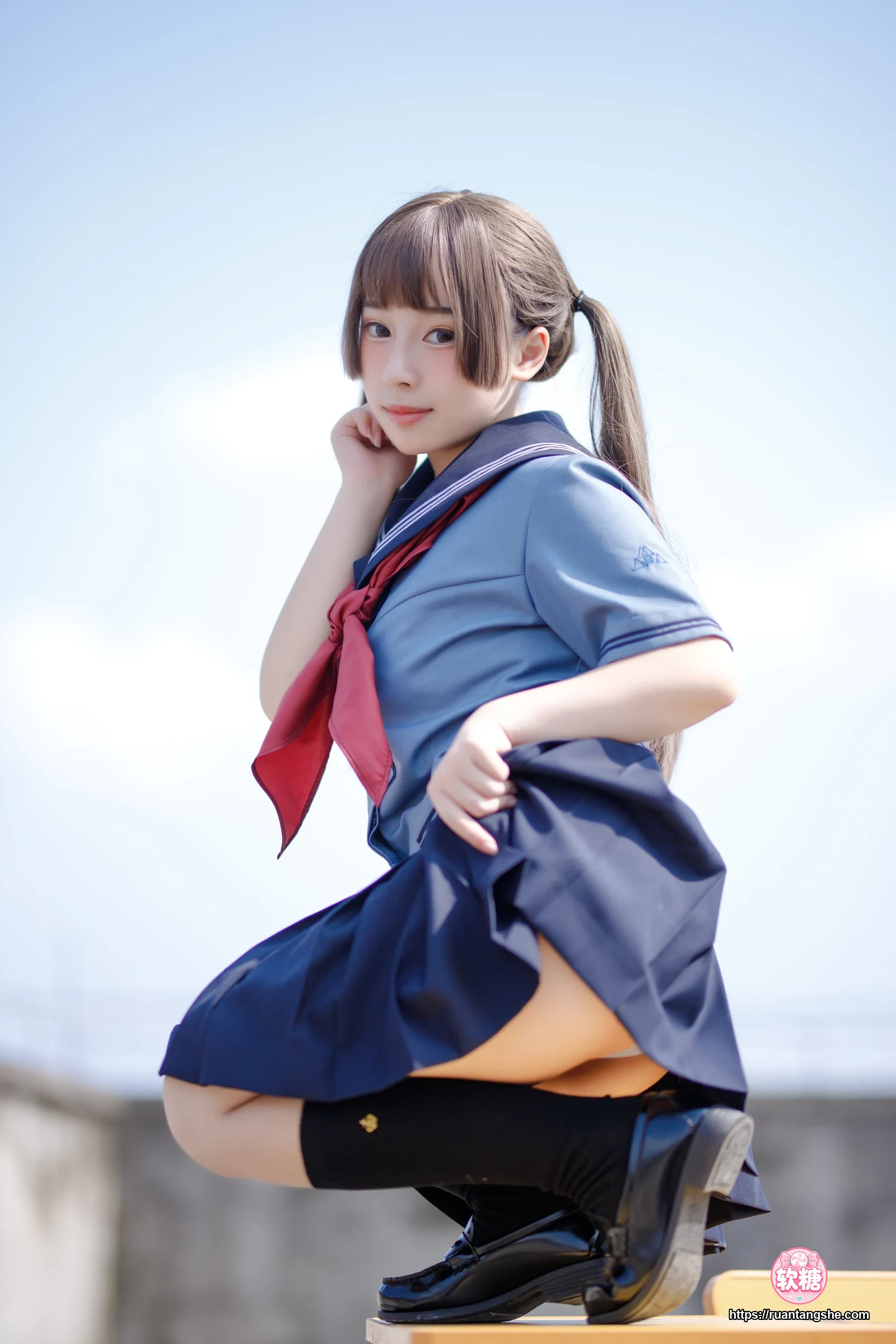 胡桃Kurumi 胡桃 NO.004 - 天台的爱之告白