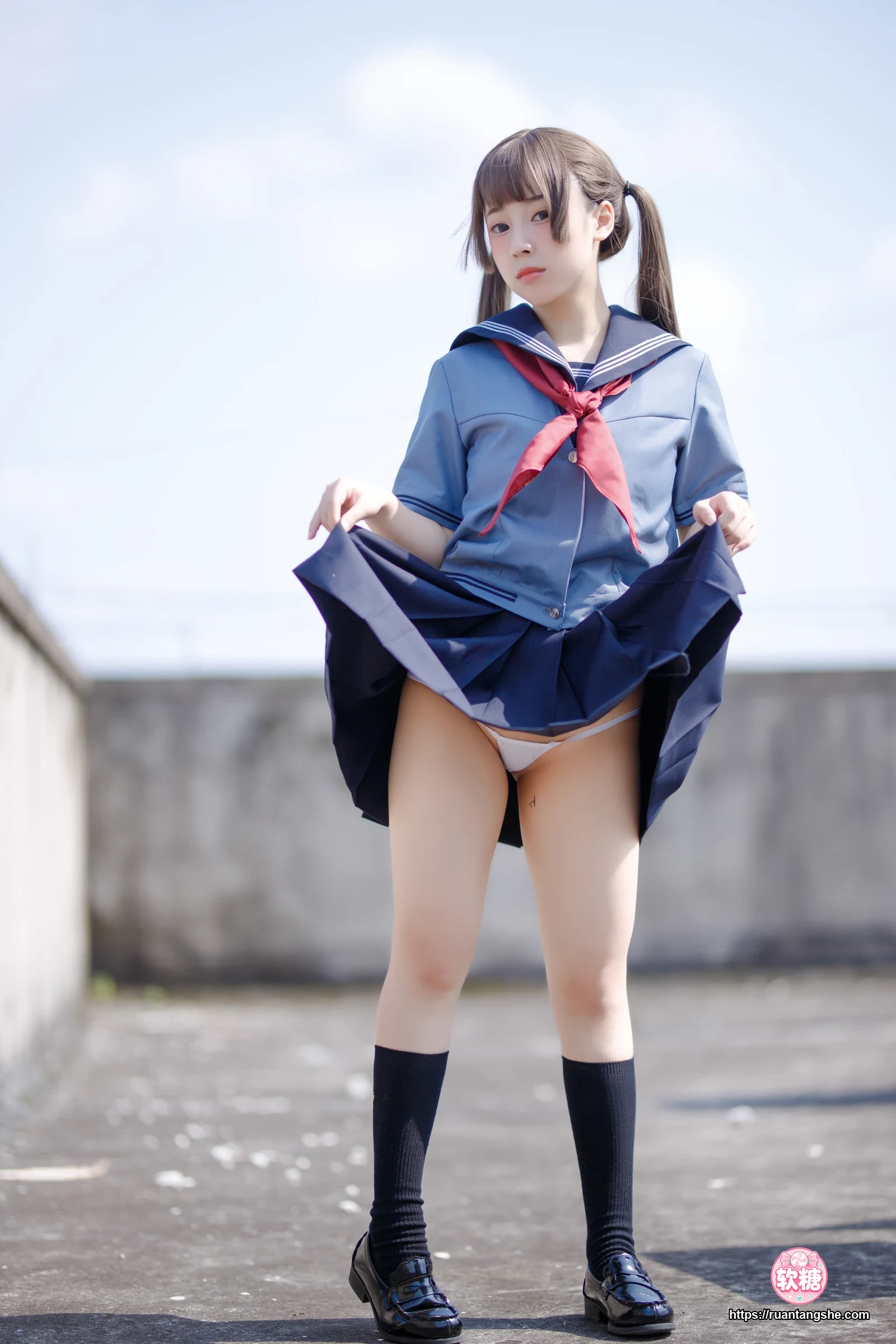 胡桃Kurumi 胡桃 NO.004 - 天台的爱之告白