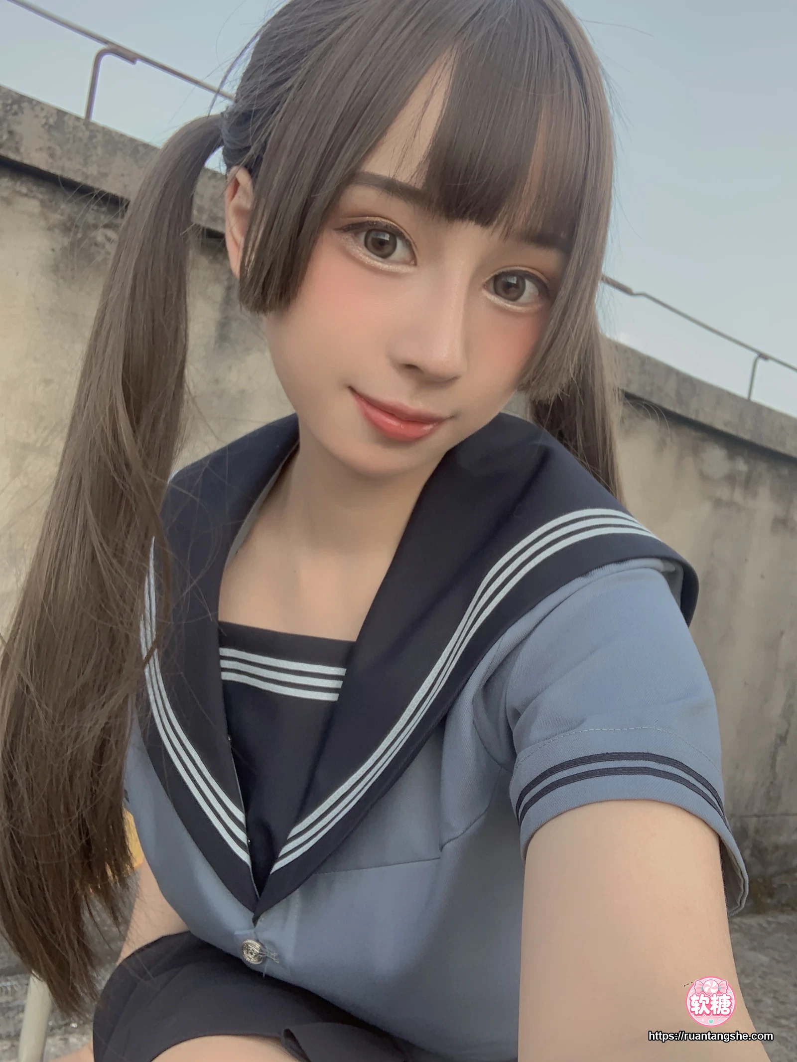 胡桃Kurumi 胡桃 NO.004 - 天台的爱之告白