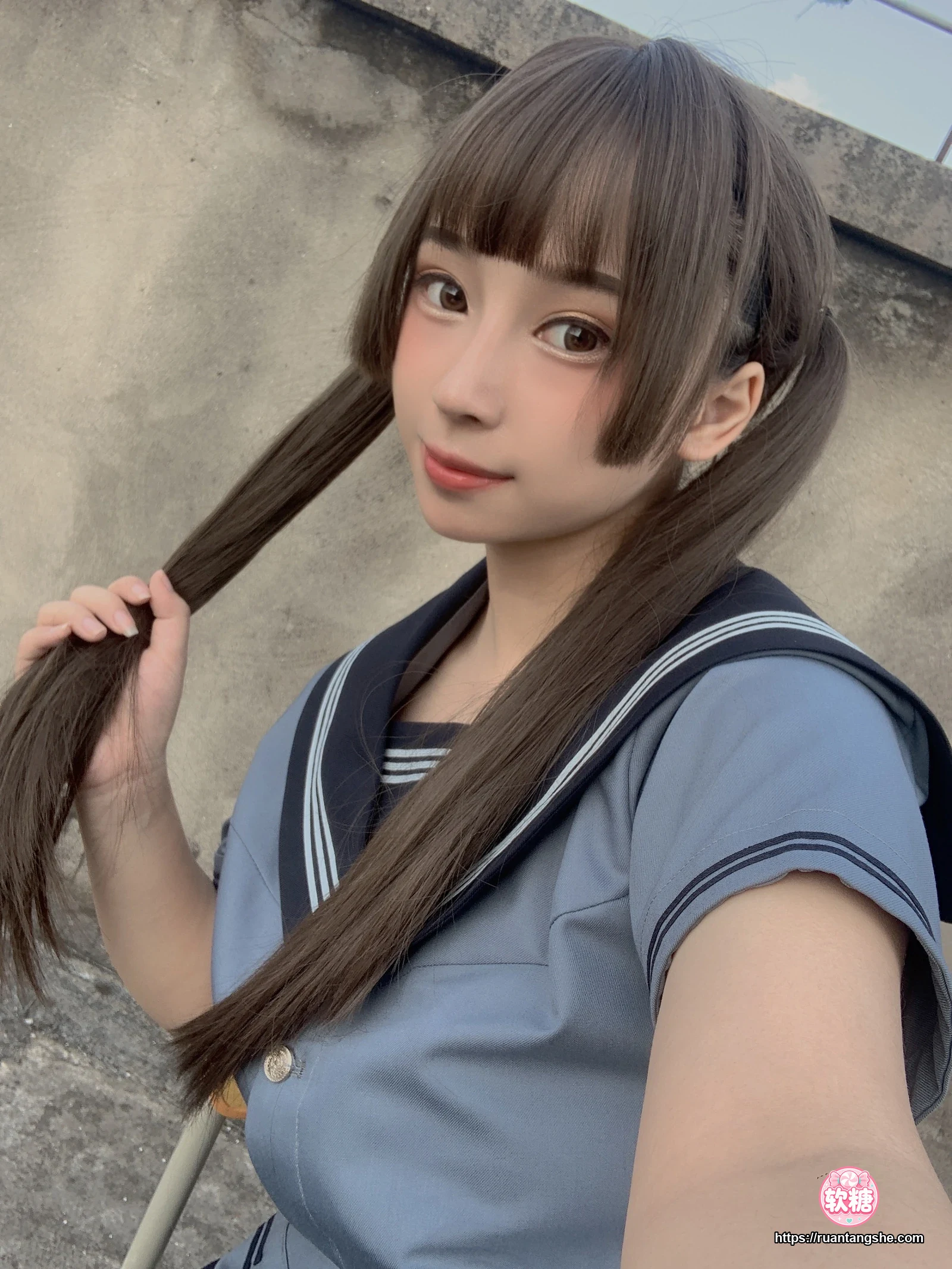 胡桃Kurumi 胡桃 NO.004 - 天台的爱之告白