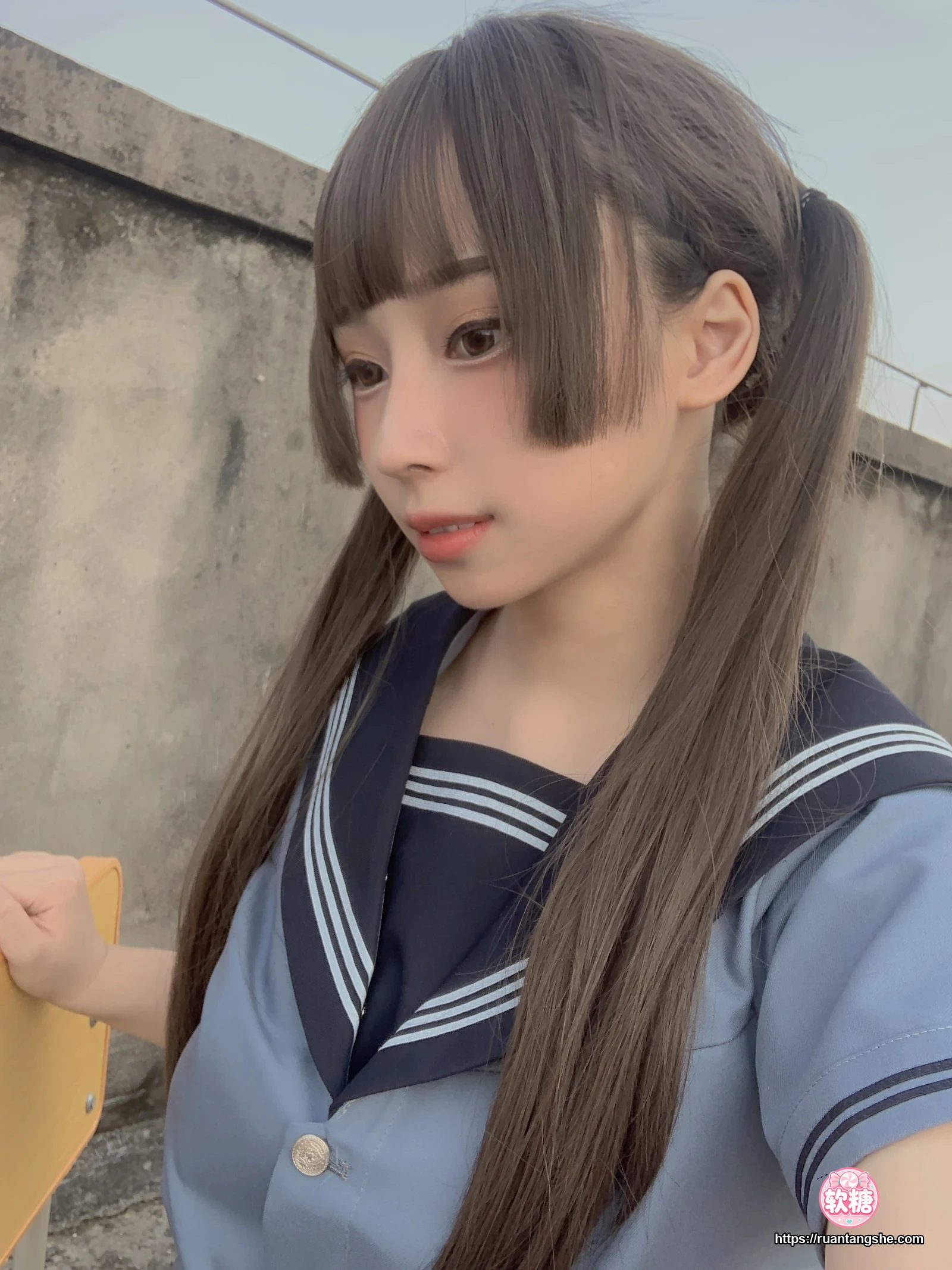 胡桃Kurumi 胡桃 NO.004 - 天台的爱之告白