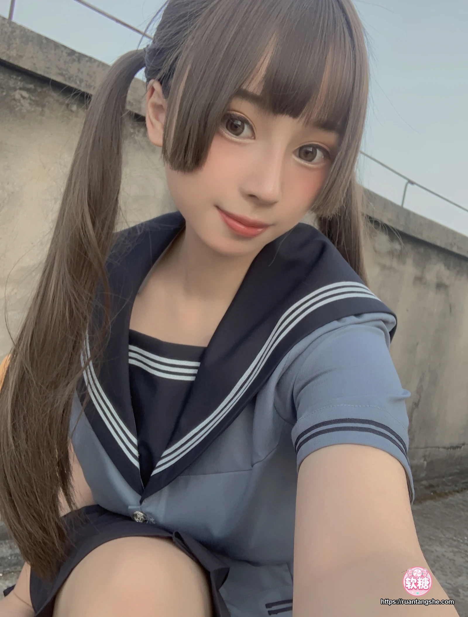 胡桃Kurumi 胡桃 NO.004 - 天台的爱之告白