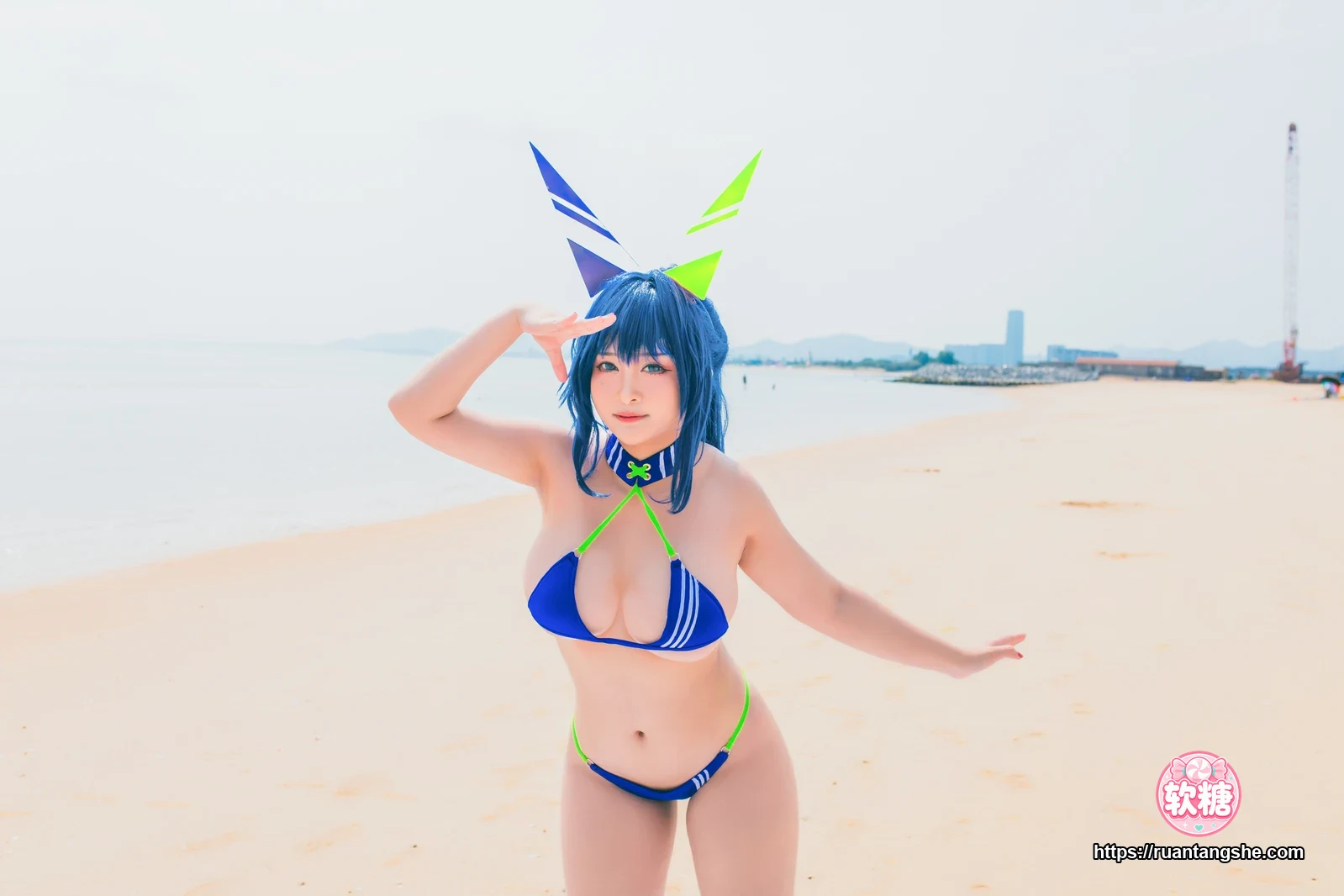 洛璃LoLiSAMA 洛璃LoLiSAMA NO.063 - 热恋的盛夏 花园泳装