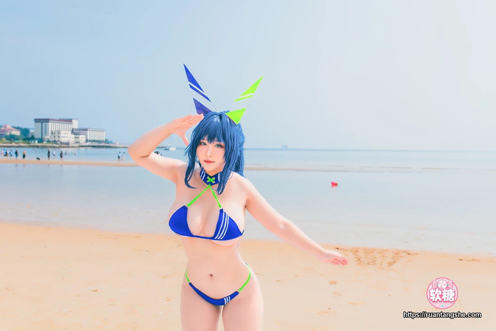 洛璃LoLiSAMA 洛璃LoLiSAMA NO.063 - 热恋的盛夏 花园泳装