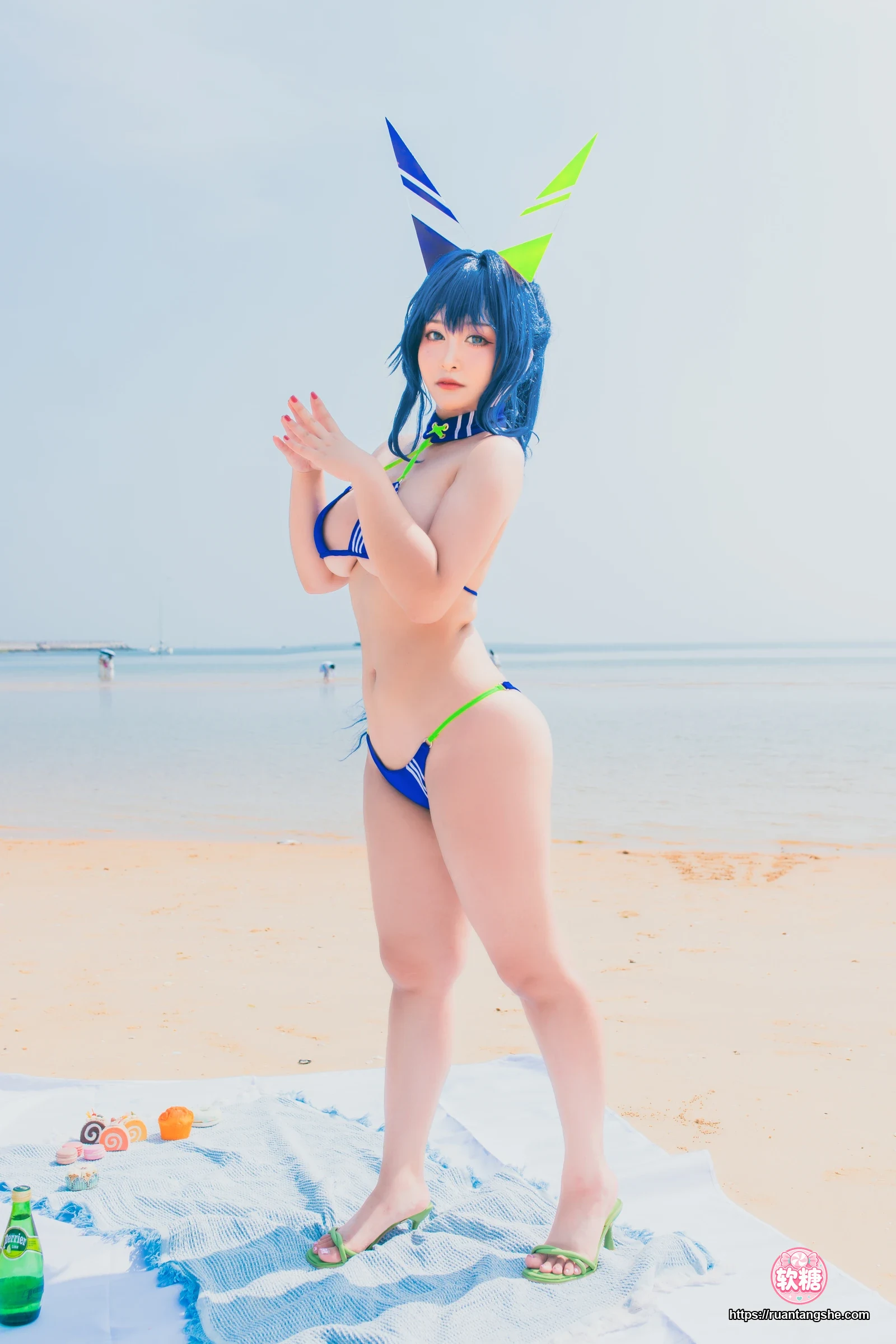 洛璃LoLiSAMA 洛璃LoLiSAMA NO.063 - 热恋的盛夏 花园泳装